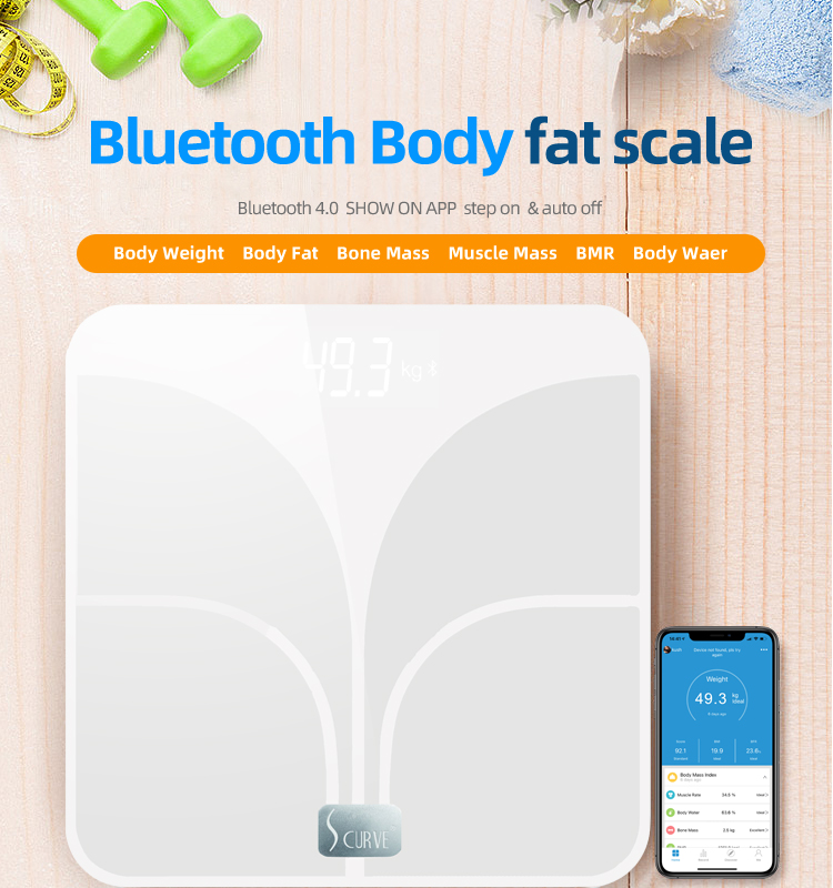 Body Composition Scales in ITO glass