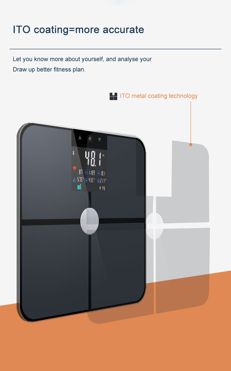 XL VA colorful display smart scale 