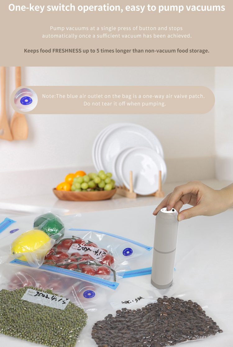rechargeable mini vacuum sealer food safety