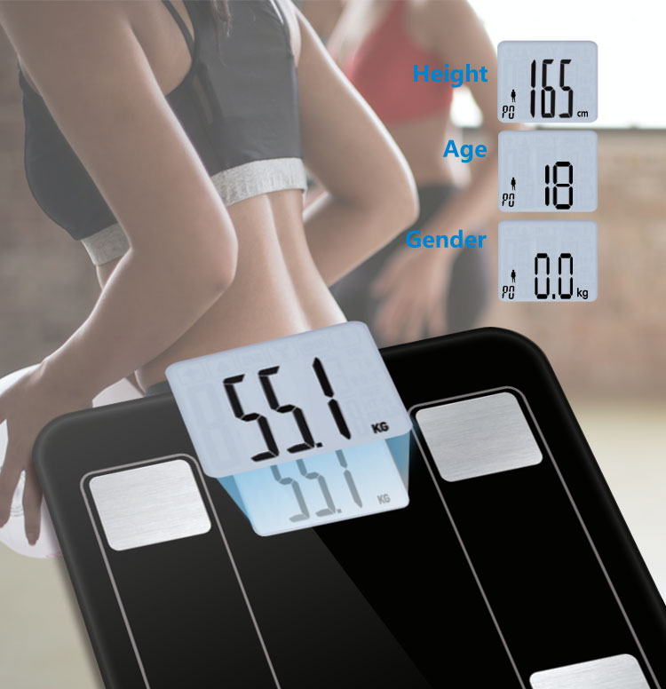 body weight fat analyzer scale