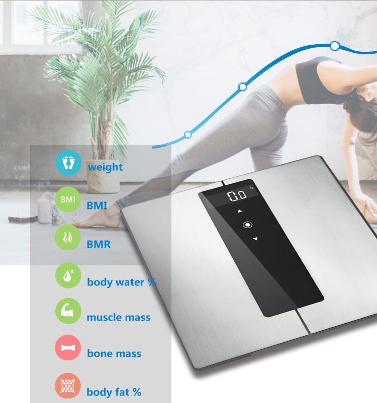 ltrasonic height body fat analyzer scale