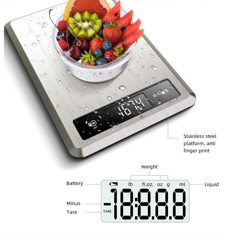 multifunction digital kitchen scale