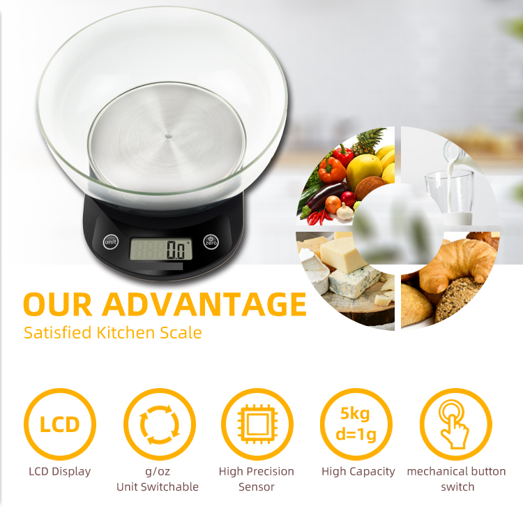 High Accuracy digital kitchen scale