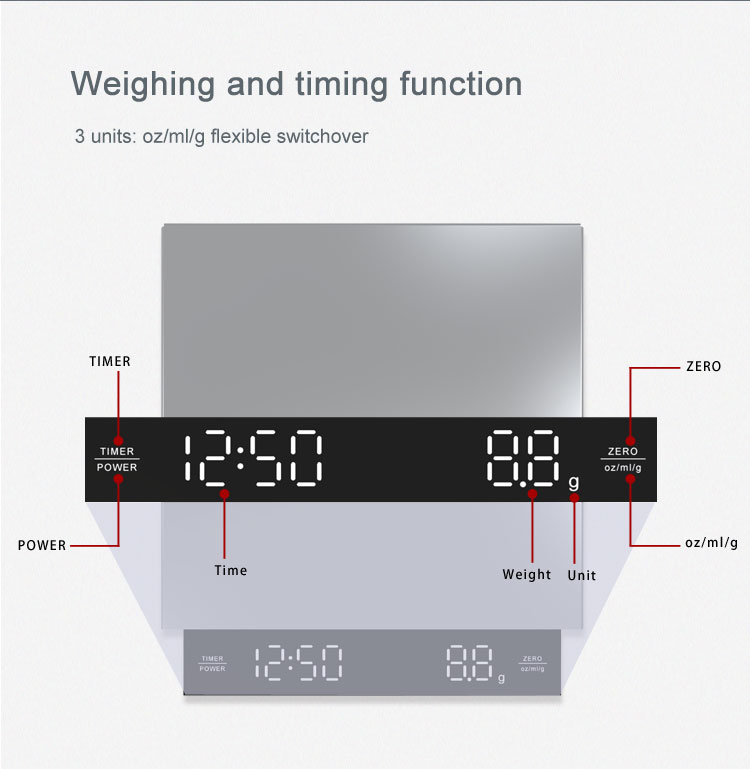 timer kitchen scale 