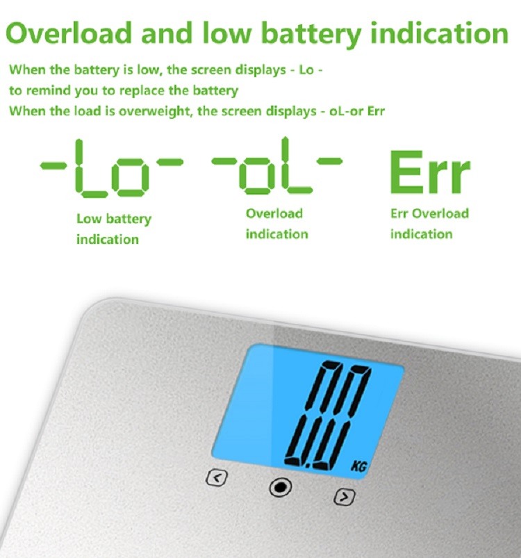 auto on personal weight scale